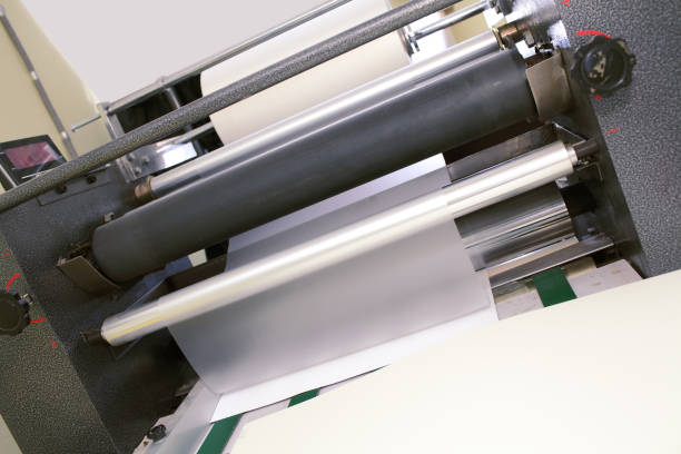 Manufacturing stage in the printing house.