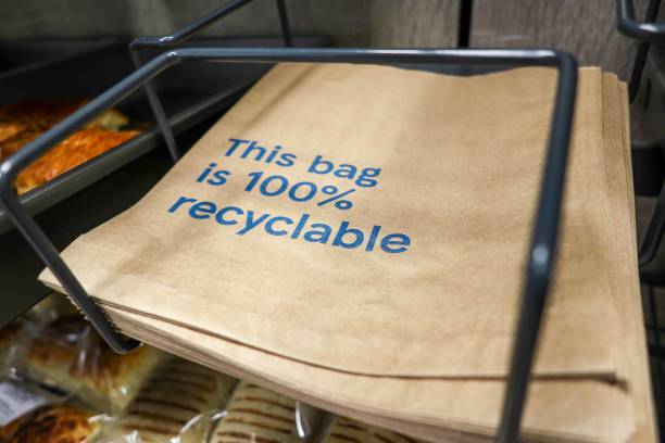 Recyclable paper bags