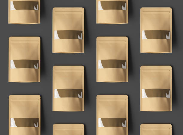 generic paper doypack with the window hole