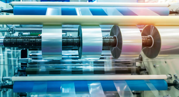 Laminating and rewinding kind of protective film machine