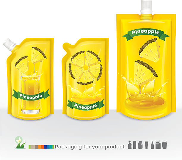 Pineapple juice packaging