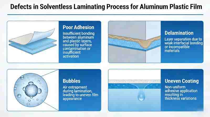 Defects in Solventless Laminating Process for Aluminum Plastic Film