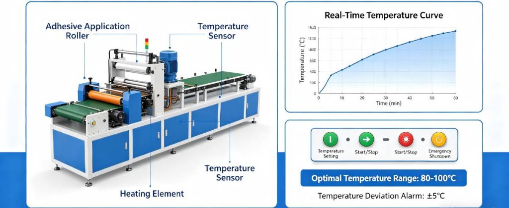 Solventless adhesive machine Temperature Management