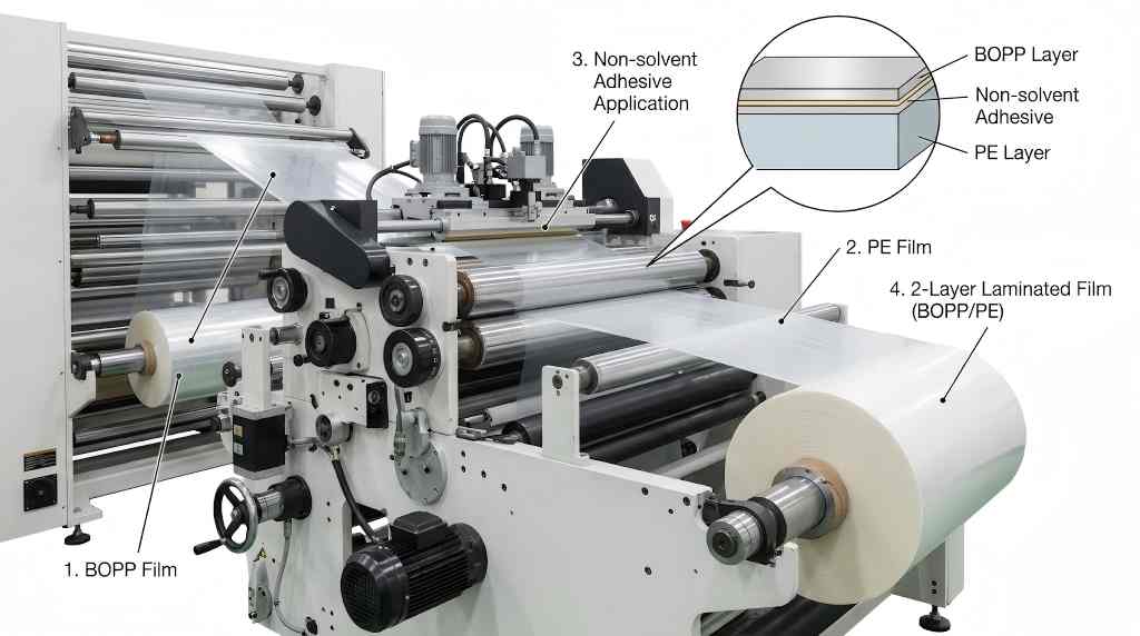 BOPP PE 2-ply Lamination in Flexible Packaging