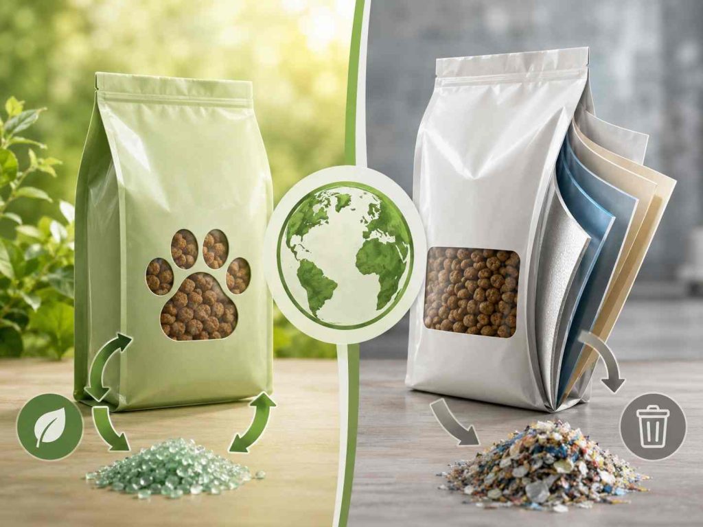 Mono-Material vs Multi-Layer Lamination for Pet Food Packaging