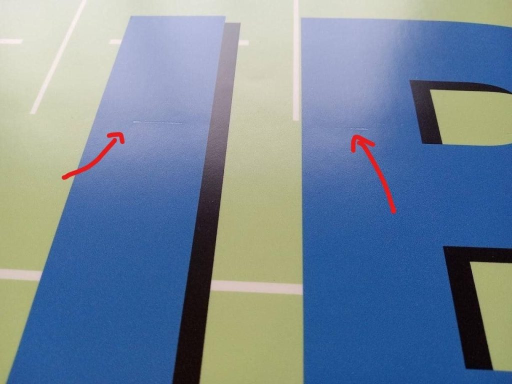 Uneven Adhesive Coating Distribution