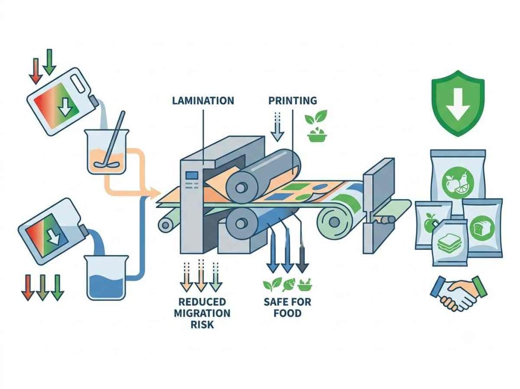 Choose Low-PAA Adhesives and Inks for Food-Grade Flexible Packaging