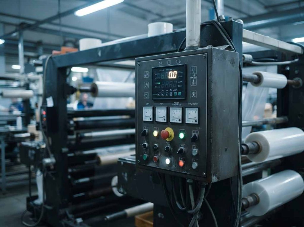 Lamination machine electrical control panel