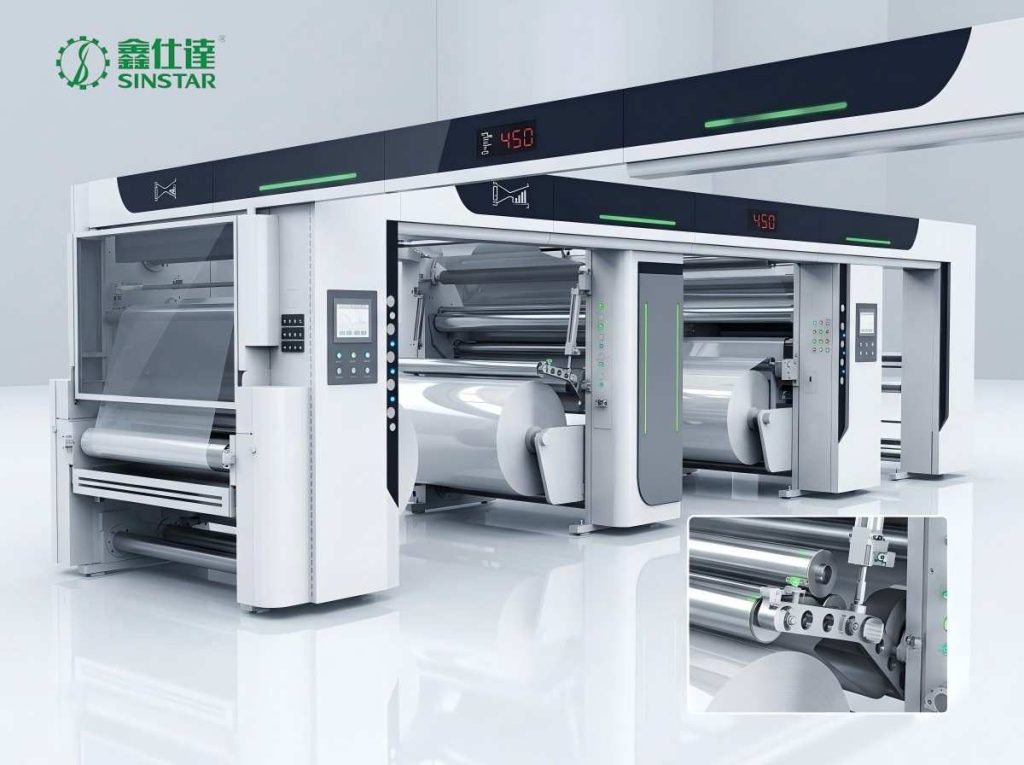 Master Tension Control for Monomaterial PE Film Lamination