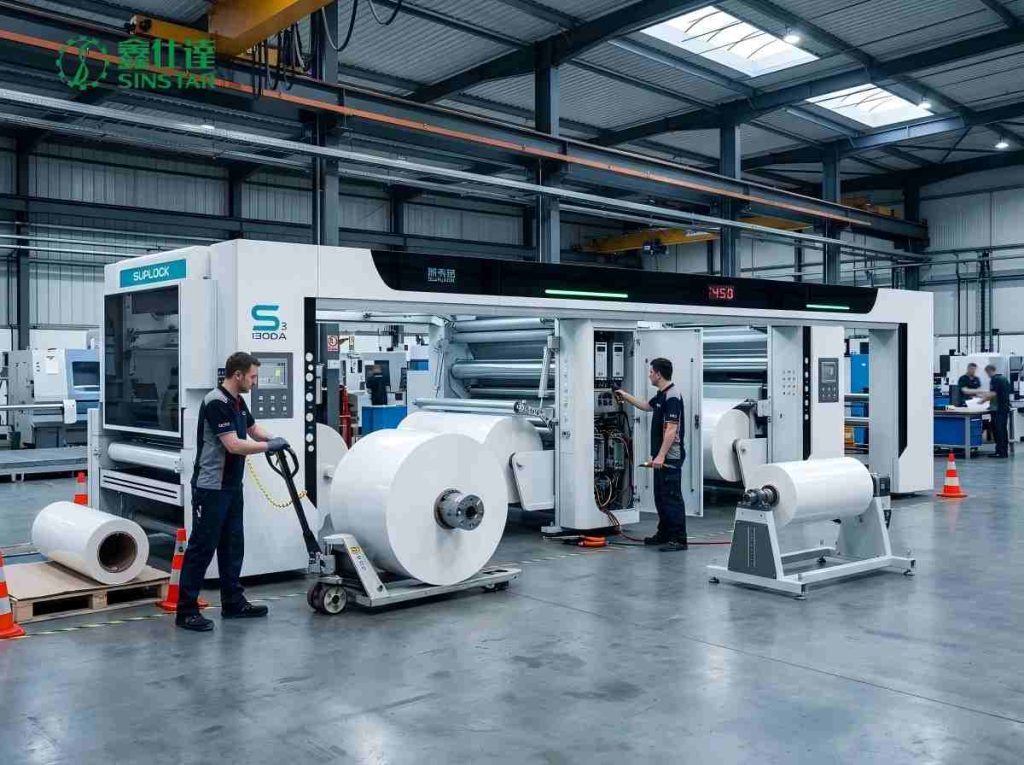 Servo-driven systems And Roll changeover