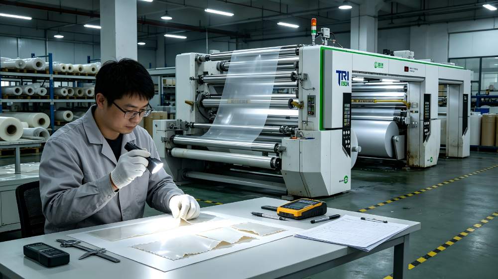 Solventless Lamination Machine web breakage check