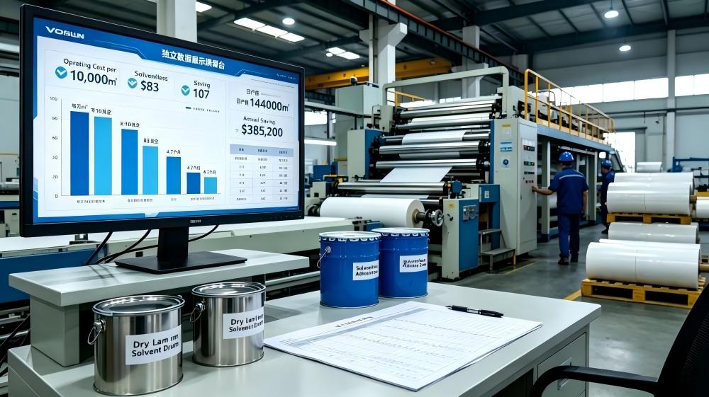 Solventless lamination ROI