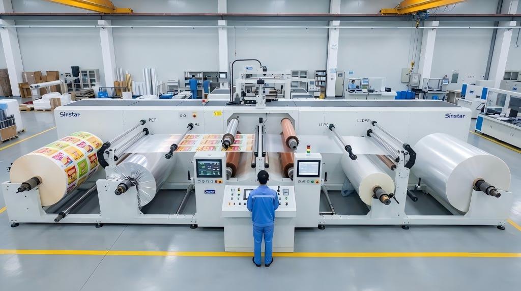 solventless laminating machine operation
