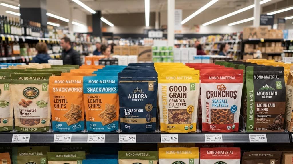 supermarket shelf display