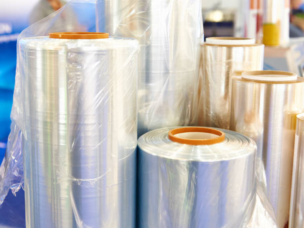 Rolls of polyethylene plastic film